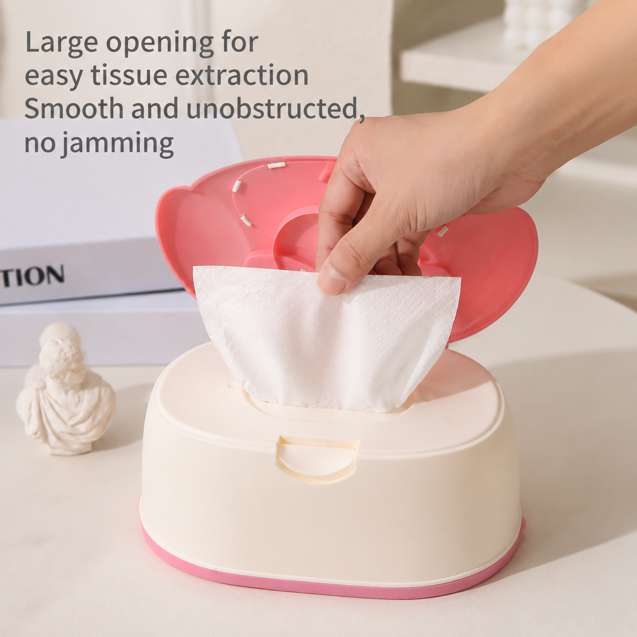 Portable Sealed Wet Wipes Box, Dustproof Tissue Container for Home & Car