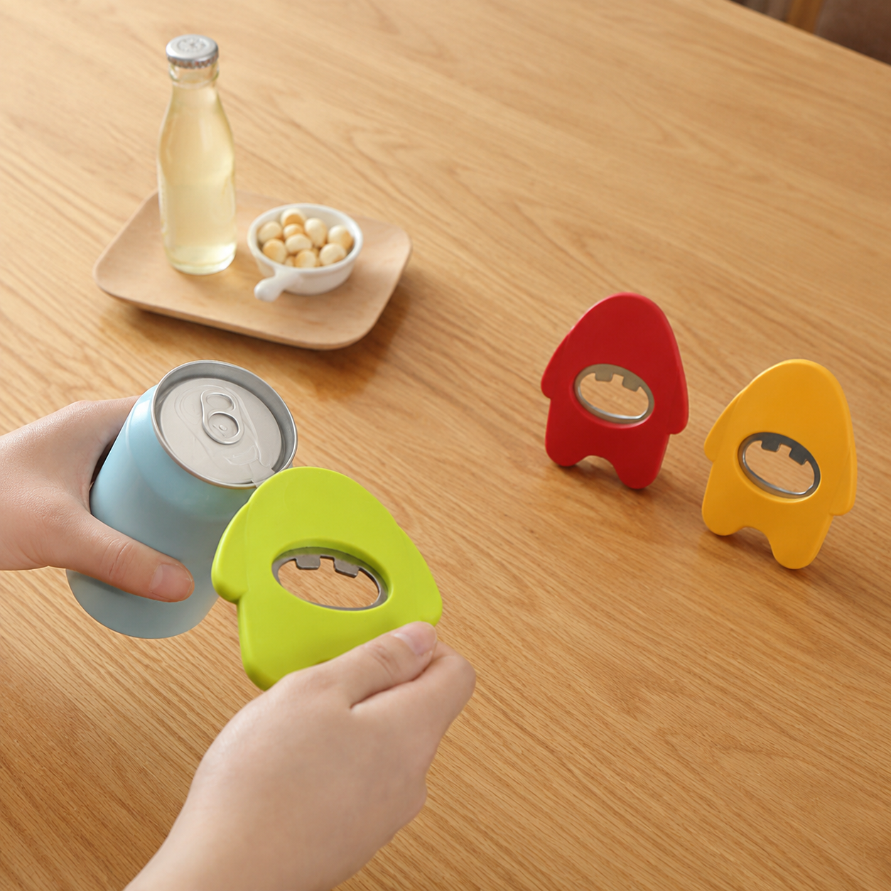 Cartoon One-Eyed Monster Shaped Bottle Opener, Portable Beer Cap Opener for Bar & Party