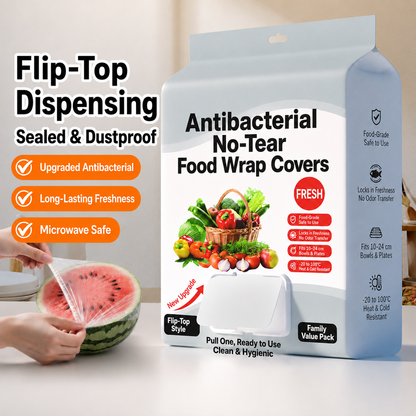Antibacterial Food Wrap Covers – Reusable Freshness Seal Covers