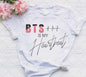 Letter Print Cotton T Shirt Fashion Brand Short Sleeve Tops Man Women Summer New Cool Tees Loose Men's Clothing