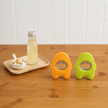 Cartoon One-Eyed Monster Shaped Bottle Opener, Portable Beer Cap Opener for Bar & Party
