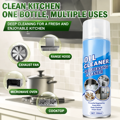Oil-Stained Range Hood Cleaning Agent Multi-Functional Detergent Household Kitchen Stove Heavy Oil Stain Cleaning Agent Household