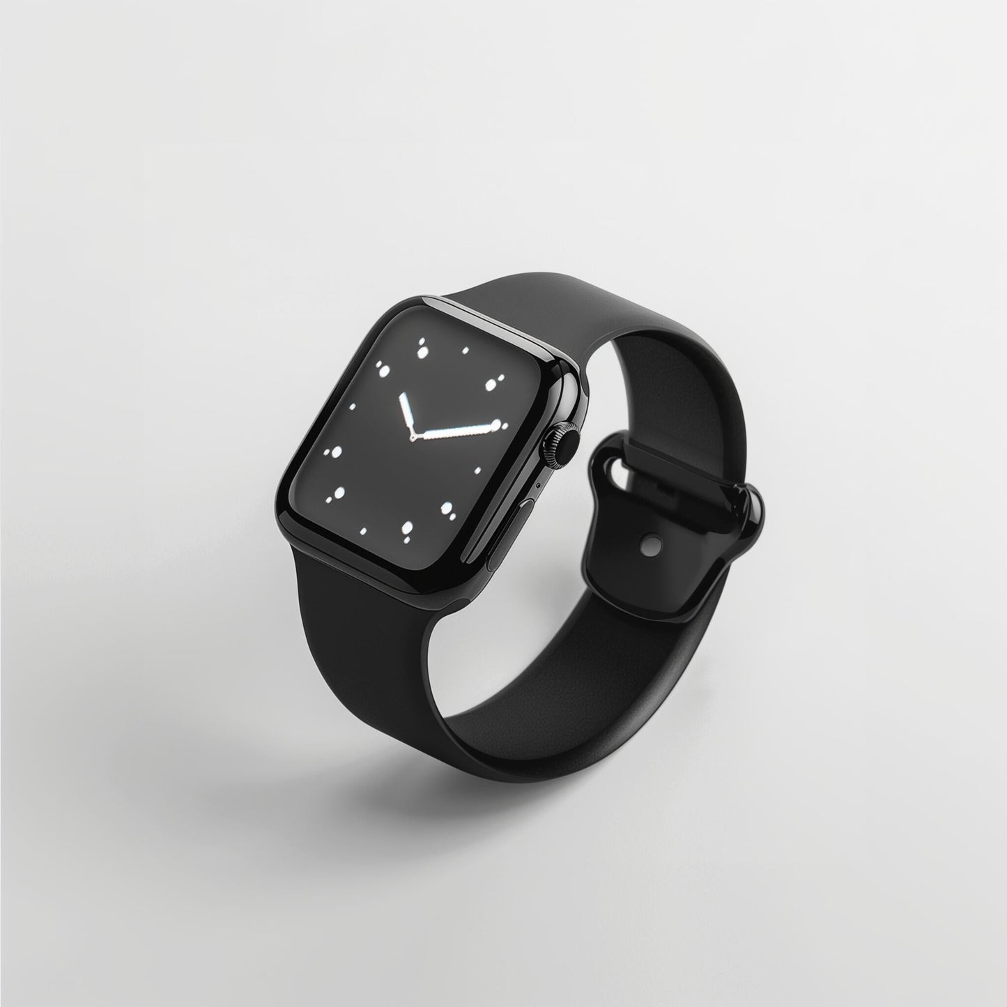 Classic Square Silicone Smart Watch