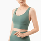 New High Quality Fabric Nylon Breathable Women Yoga Tops Bra Solid Color And Sports Wear Outdoor Exercise Clothes For Ladies