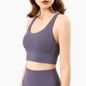 New High Quality Fabric Nylon Breathable Women Yoga Tops Bra Solid Color And Sports Wear Outdoor Exercise Clothes For Ladies